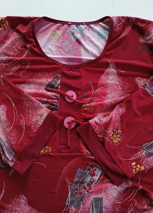 Удобная свободная блуза р.56-585 фото