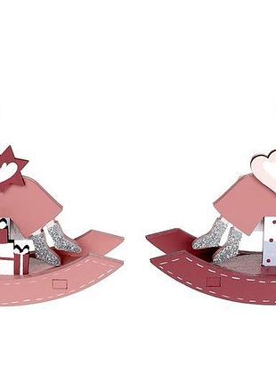 Новорічний декор янгол 13см, 2 дизайни, 6шт