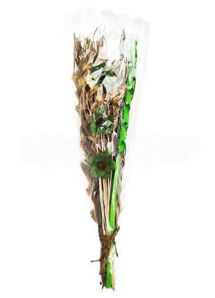Декоративний букет із засушених рослин "спіраль", 850 мм