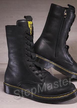 Мужские ботинки, берцы dr. martens contrast welt stich8 фото