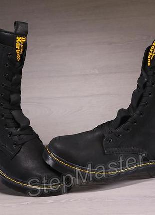 Мужские ботинки, берцы dr. martens contrast welt stich7 фото