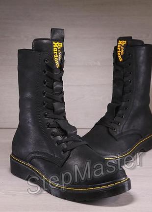 Мужские ботинки, берцы dr. martens contrast welt stich9 фото