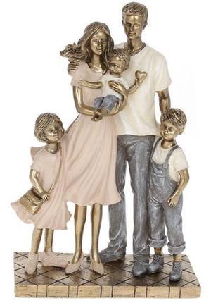 Декоративна статуетка щаслива родина, 26см