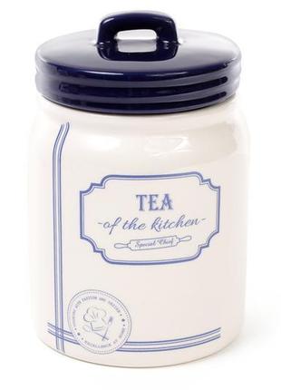 Банка керамічна tea для сипких продуктів red&blue;, 900мл