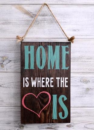 Табличка «дім, де живе кохання»1 фото
