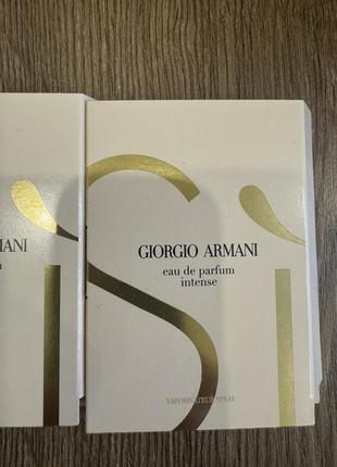 Премьера 2023 года giorgio armani si intense парфюмированная вода