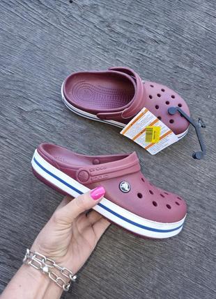 Сабо, клоги crocs crocsband m5 w7-37/38-23cm