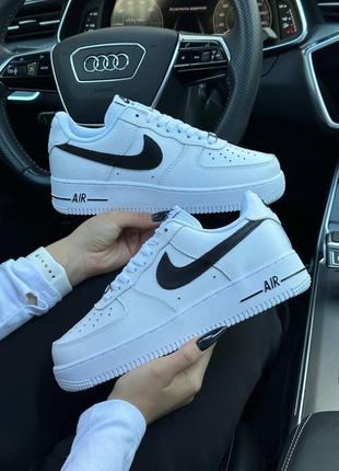 Женские кроссовки в стиле nike air force 1 найк форсы / демисезонные / весенние, летние, осенние / обувь / кожа / белые, бежевые, черные