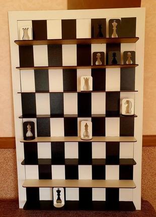 Вертикальные настенные шахматы7 фото