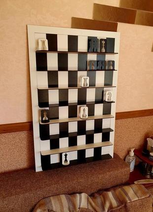 Вертикальные настенные шахматы4 фото