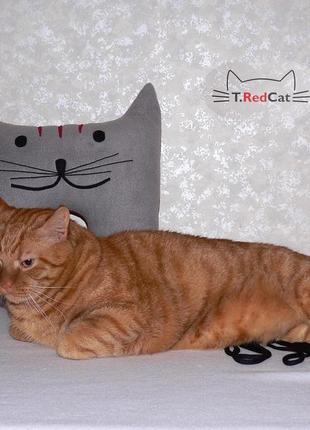 Дорожня подушка-кіт + сумочка в подарунок1 фото