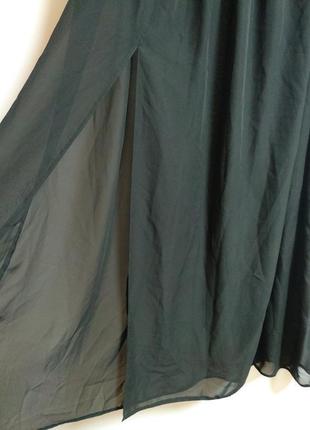 Шифоновая юбка с разрезами 20/54-56 размера2 фото