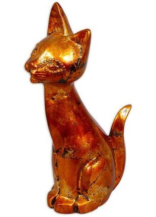 Декоративна керамічна статуетка кішка 38см