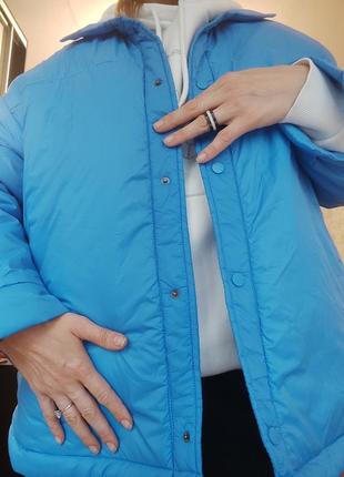 Куртка деми sinsay, l-xl. торг, новая цвет невероятный.6 фото