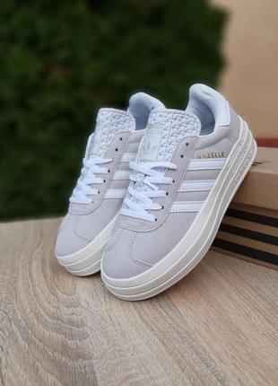 Женские кроссовки adidas gazelle bold6 фото