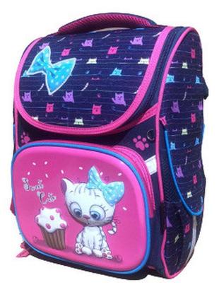 Рюкзак шкільний ортопедичний каркасний "єдиноріг" 34*25*16см