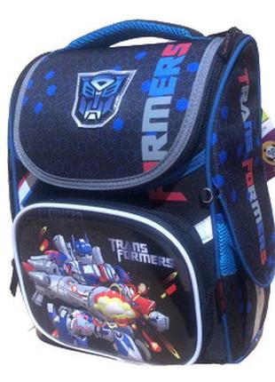 Рюкзак шкільний ортопедичний каркасний "робот" 34*25*16см