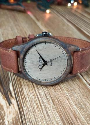 Дерев'яні годинник, чоловічі наручні годинники, горіх, 07i4035ww2 фото