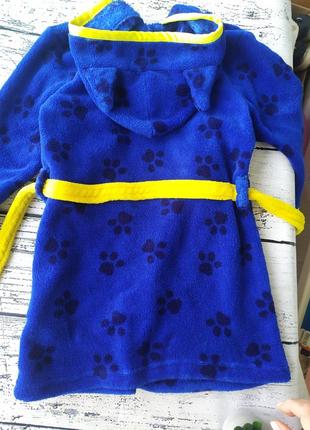 Махровий халат для двійні щенячий патруль 4-6 років7 фото