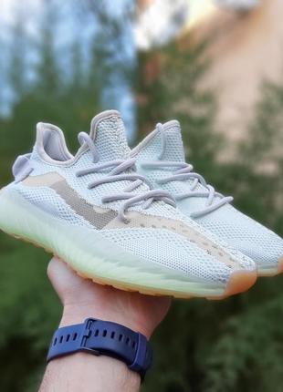 Кроссовки adidas yeezy boost 350 бирюзовые9 фото