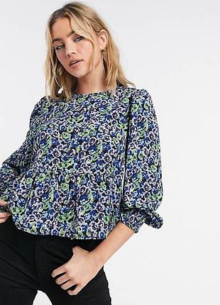 Блуза в цветочный принт рубашка кофта new look