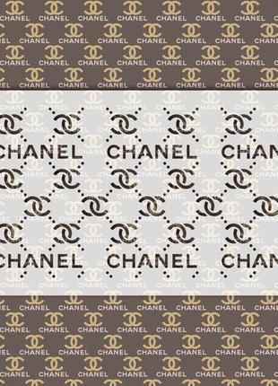 Брендированный трафарет chanel1 фото