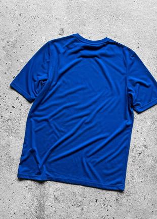 Lonsdale london men’s blue short sleeve t-shirt center logo футболка3 фото