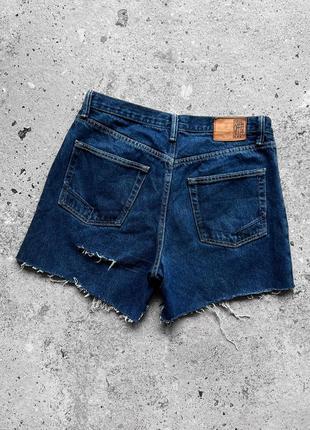 Vans men’s blue denim jean shorts pockets streetwear джинсовые шорты6 фото