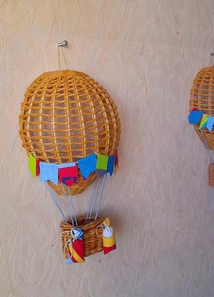 Настінний декор в дитячу повітряна куля3 фото