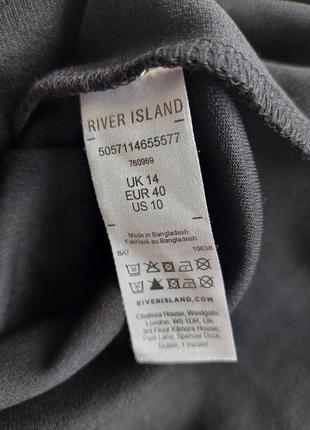 Черное боди с квадратным вырезом river island4 фото