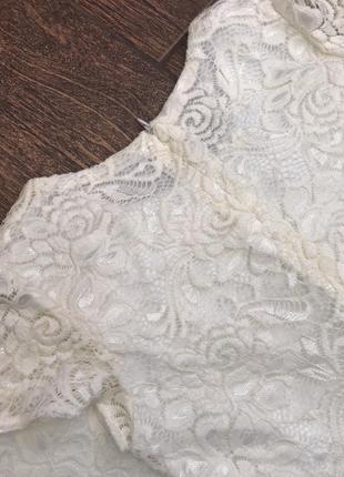 Белоснежное нарядное платье 9 лет3 фото