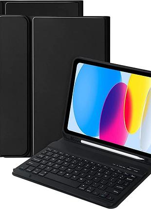 Чехол для клавиатуры microware для ipadipad 10-го поколения 10.9 дюйма 2022 г.