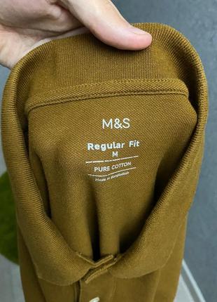 Гірчичний лонгслів светр від бренда m&amp;s4 фото