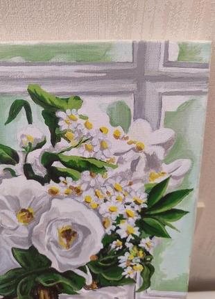 Картина акрилом на холсте "нежность".