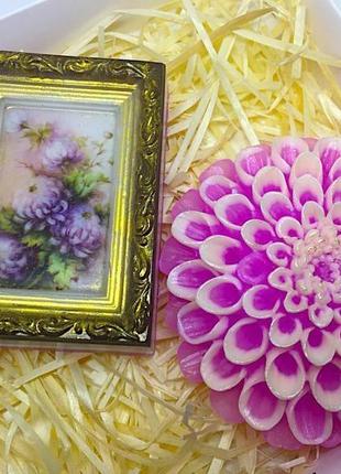 Мыльный набор «цветочная картина с хризантемой»