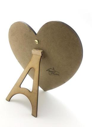 Декоративна табличка-серце "love"2 фото