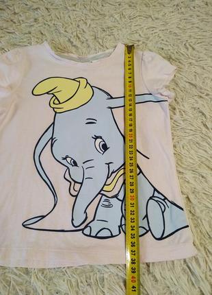 Disney dumbo 3-4роки футболка в виде hm george zara next mango carter's5 фото