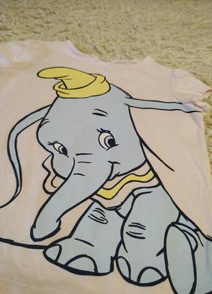 Disney dumbo 3-4роки футболка в виде hm george zara next mango carter's2 фото