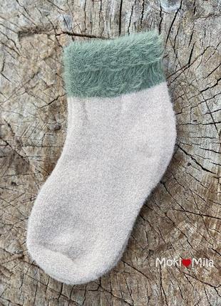 Дитячі теплі шкарпетки ангора5 фото