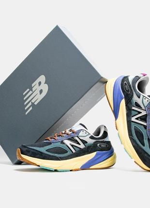 Action bronson x nb 990v6 lapis lazuli6 фото