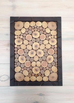 Панно дерев'яна мозаїка