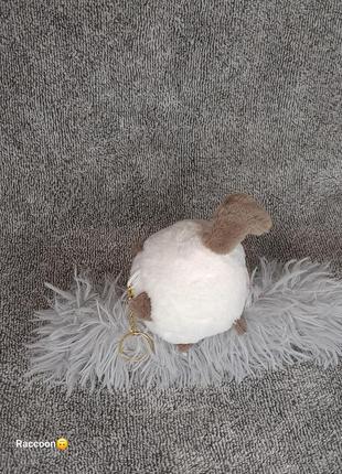 Плюшева іграшка брелок котик з хвостом, що крутиться 15 см4 фото