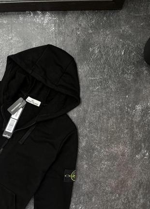 Zip hoodie stone island black3 фото