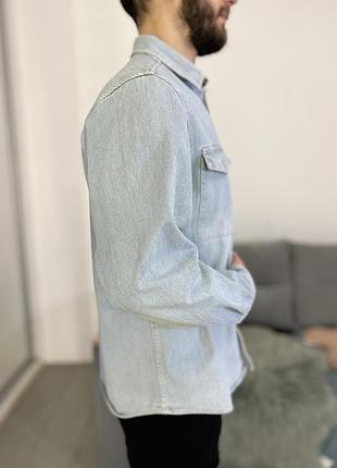 Щільна джинсова сорочка №92/43 8