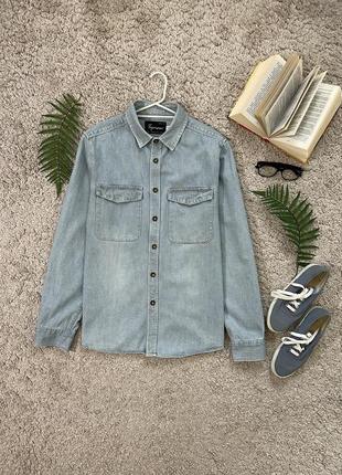 Щільна джинсова сорочка №92/43 2