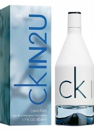 Calvin klein ck in2u for him туалетна вода edt 100 ml (кельвін...1 фото