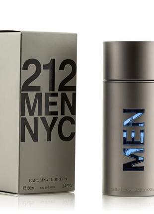 Carolina herrera 212 men туалетна вода 100 ml (кароліна херера...1 фото