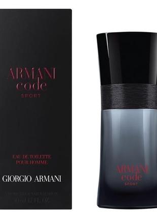 Giorgio armani code sport туалетна вода edt 125ml (джорджіо ге...5 фото