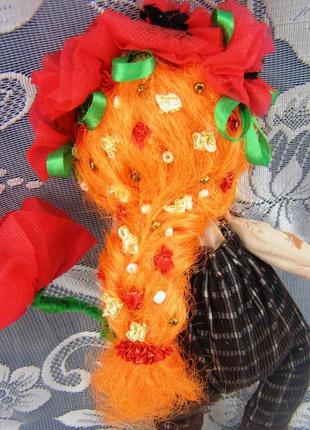 Текстильная кукла мак8 фото