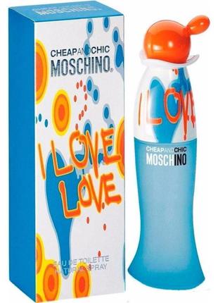 Moschino cheap & chic i love love туалетна вода 100 ml (москін...7 фото